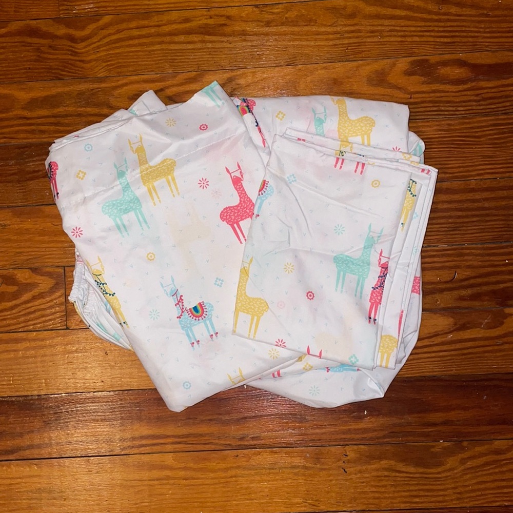 Twin Llama Sheet Set